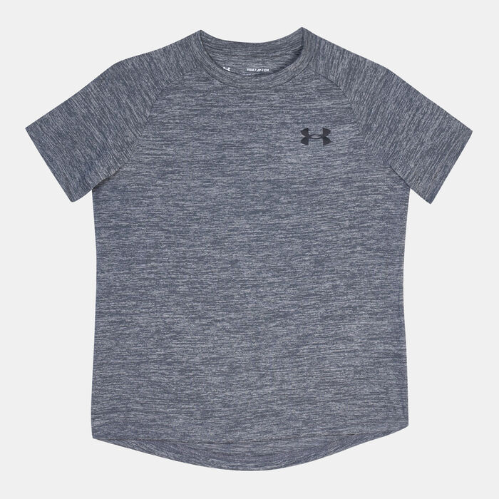 Under Armour Kids' UA Tech™ 2.0 Training T-Shirt (Older Kids) Grey Under Armour Kids' UA Tech™ 2.0 Training T-Shirt (Older Kids) Grey image number 0