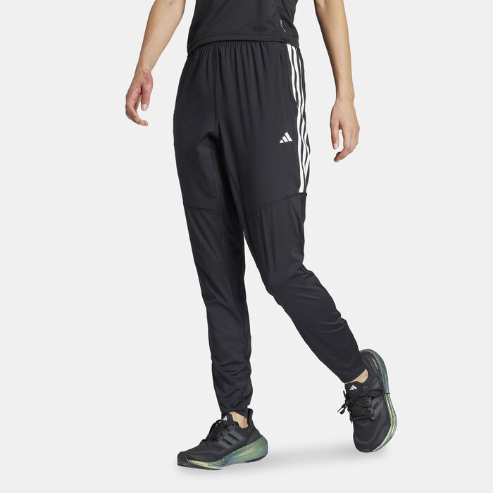 adidas Women's Own the Run 3-Stripes Joggers Black image number 0