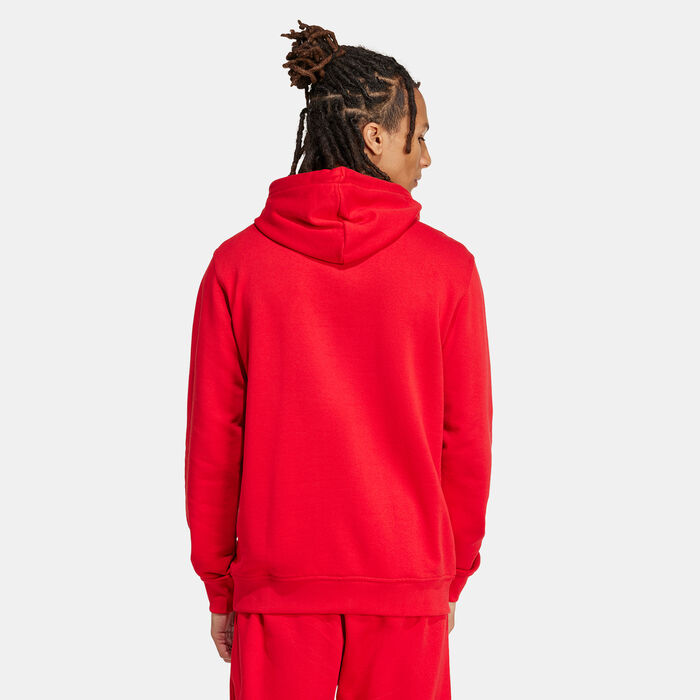 adidas Originals Men's Trefoil Essentials Hoodie Red image number 1