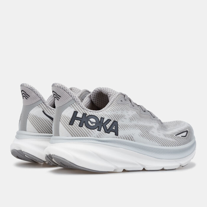 HOKA Men's Clifton 9 Running Shoe Grey HOKA Men's Clifton 9 Running Shoe Grey image number 3