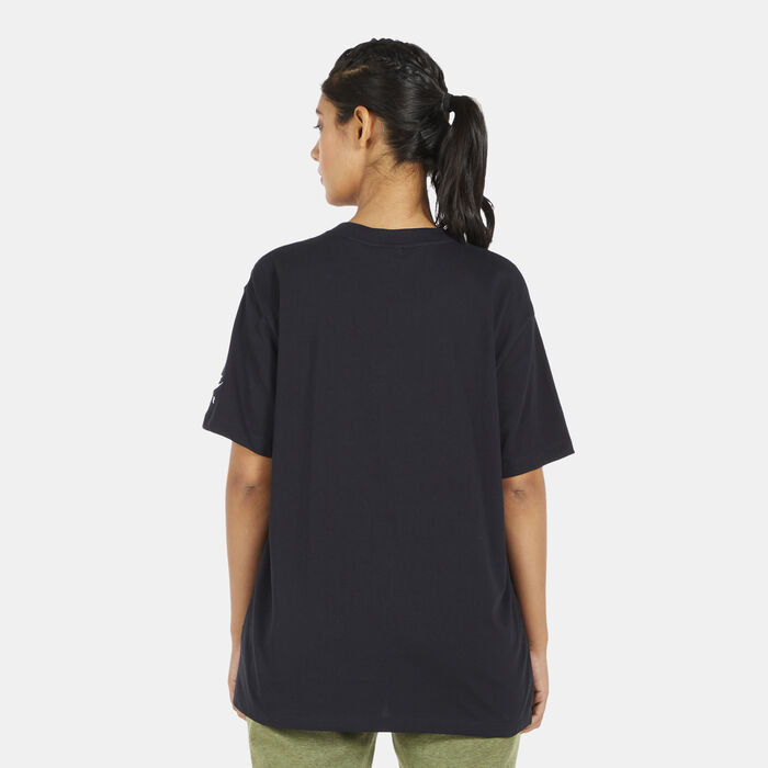 Nike Women's Sportswear Air T-Shirt Black Nike Women's Sportswear Air T-Shirt Black image number 1