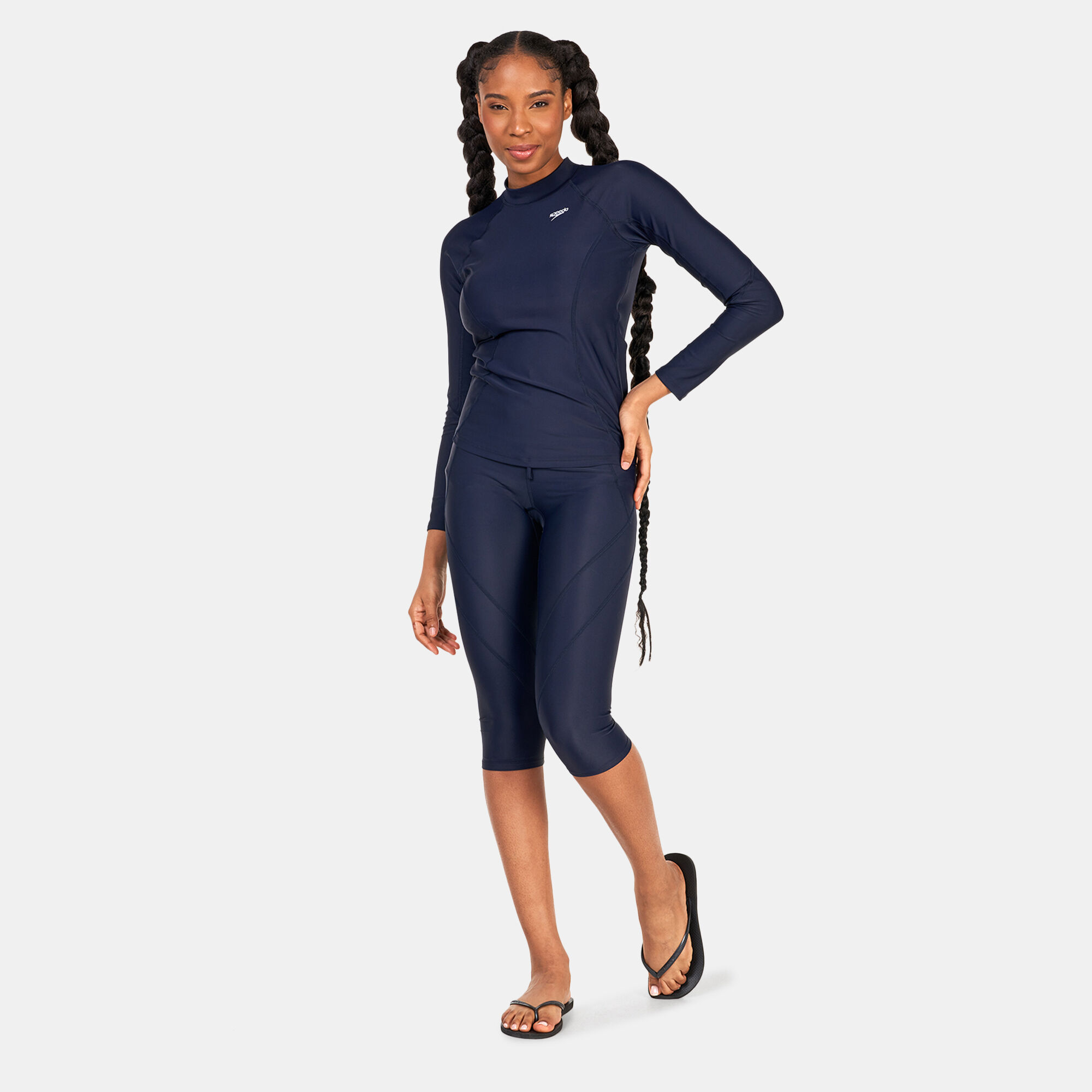 Speedo longer length swimsuits deals