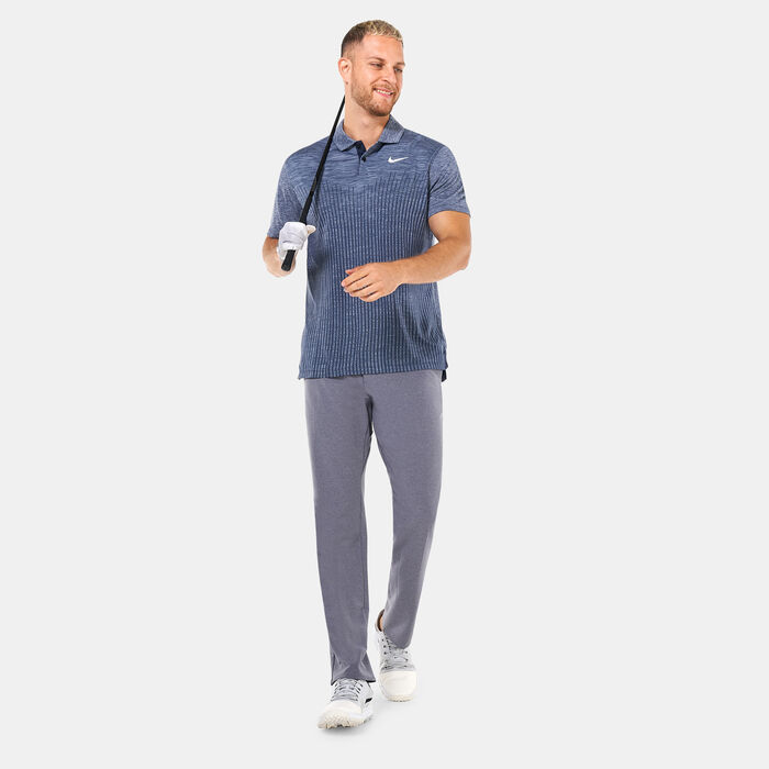 Nike Men's Dri-FIT ADV Vapor Engineered Jacquard Polo Shirt Blue Nike Men's Dri-FIT ADV Vapor Engineered Jacquard Polo Shirt Blue image number 2