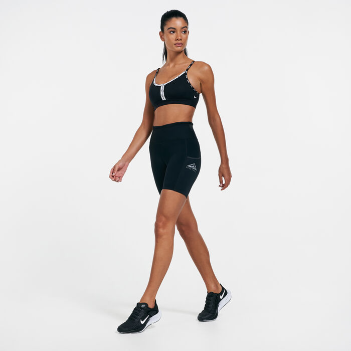 Nike Women's Epic Luxe Trail Shorts Orange Nike Women's Epic Luxe Trail Shorts Orange image number 2