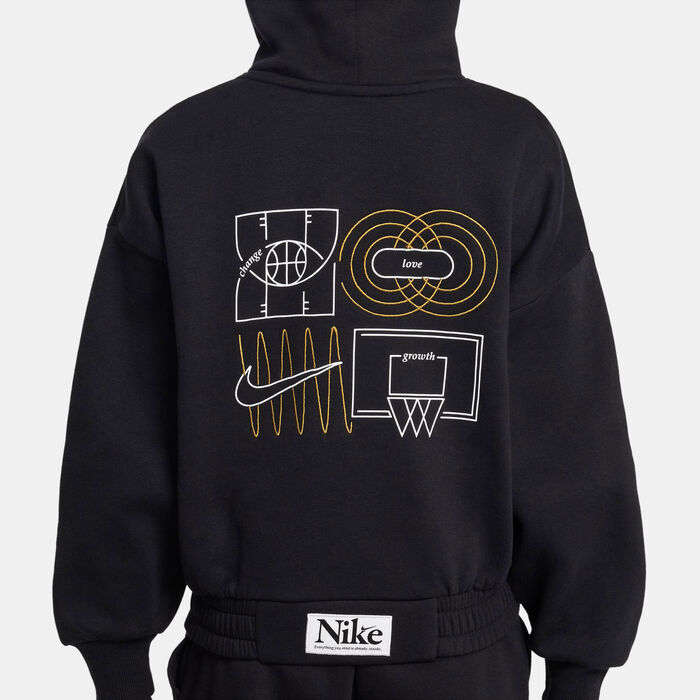 Nike Kids' Culture of Basketball Pullover Hoodie (Older Kids) Black Nike Kids' Culture of Basketball Pullover Hoodie (Older Kids) Black image number 4