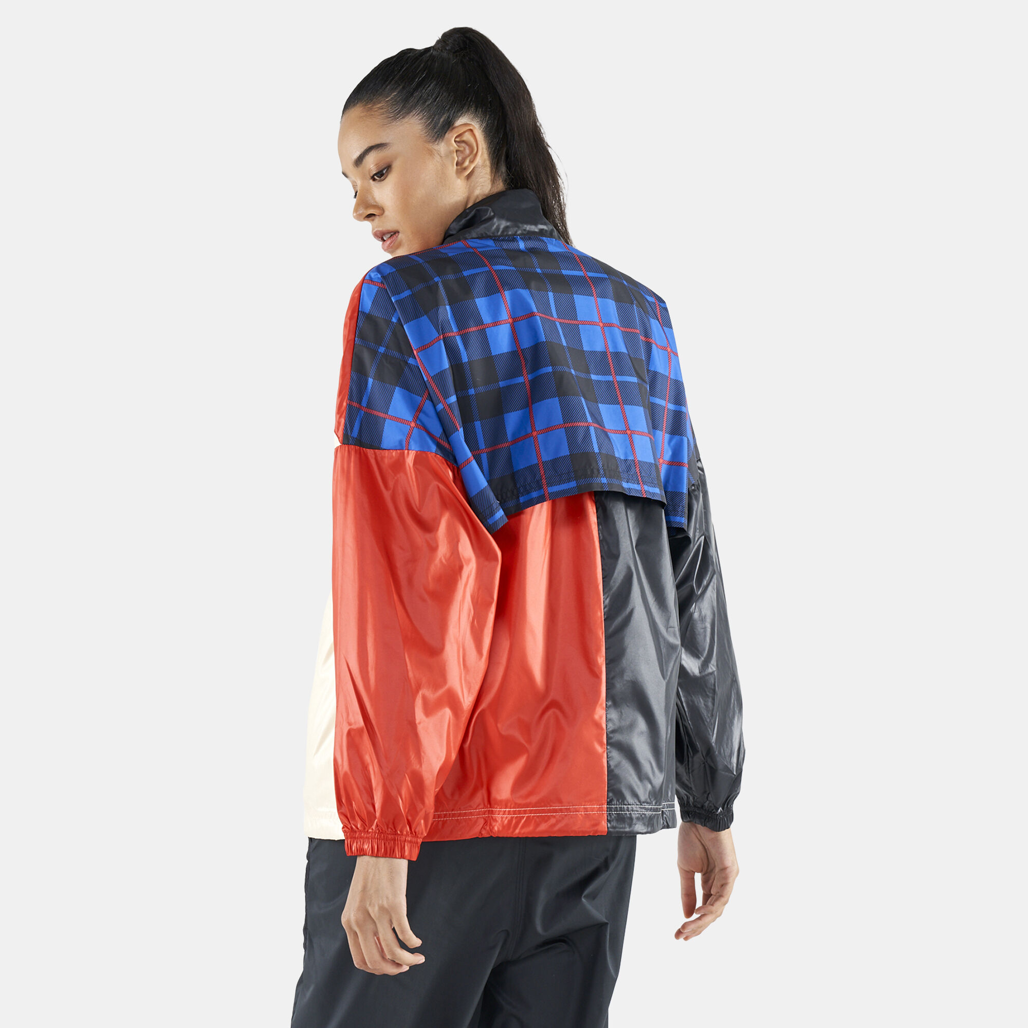 Plaid on sale nike jacket