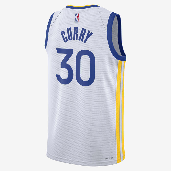 Nike Men's NBA Golden State Warriors Association Edition 2023/24 Dri-FIT Swingman Jersey White image number 1