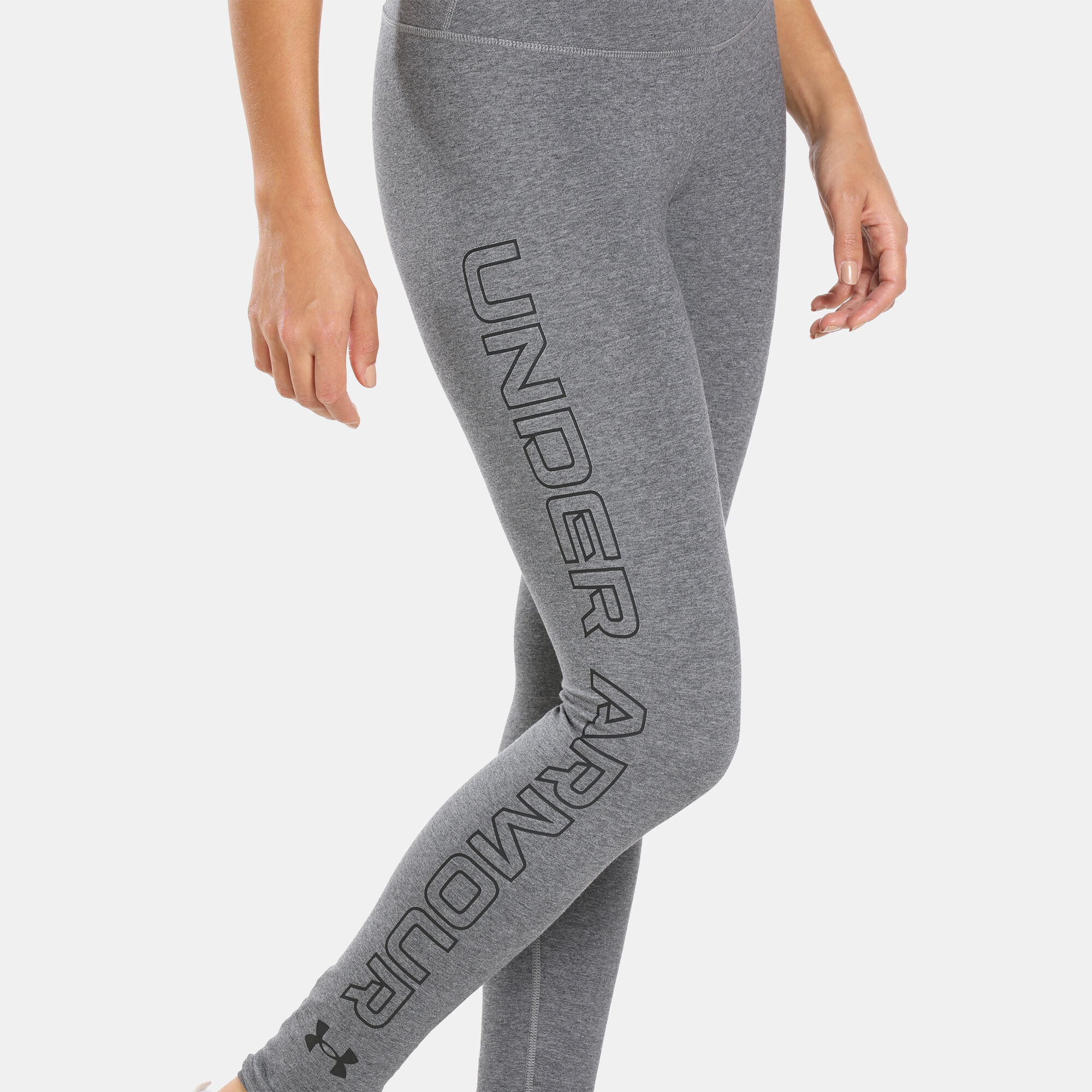 Under armour top women's grey leggings