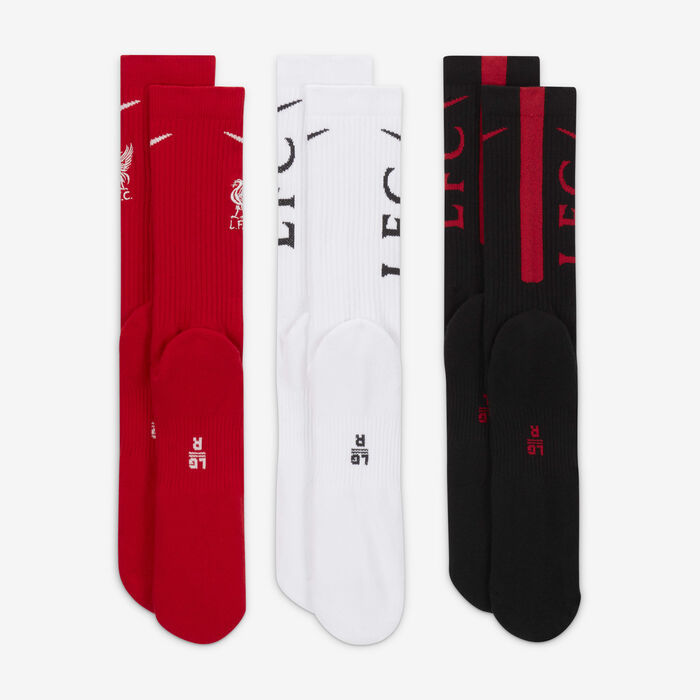 Nike Liverpool Everyday Socks (3 Pairs) Multi-Color Nike Liverpool Everyday Socks (3 Pairs) Multi-Color image number 2