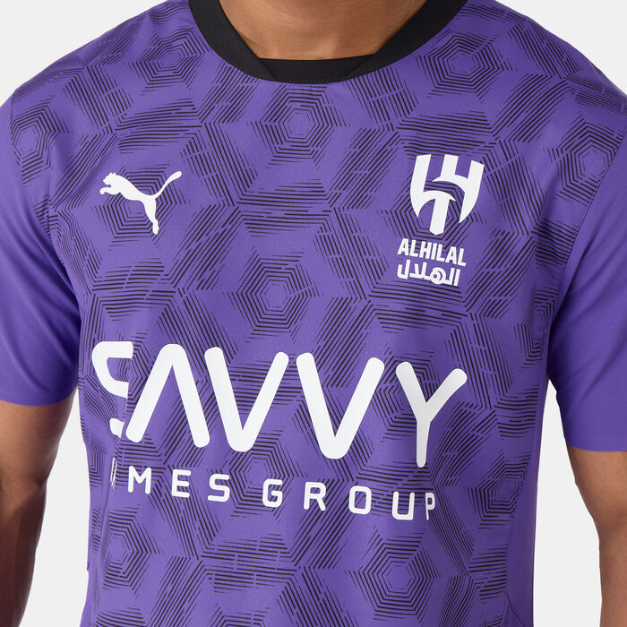 PUMA Men's Al Hilal Third Authentic Football Jersey Purple PUMA Men's Al Hilal Third Authentic Football Jersey Purple image number 3