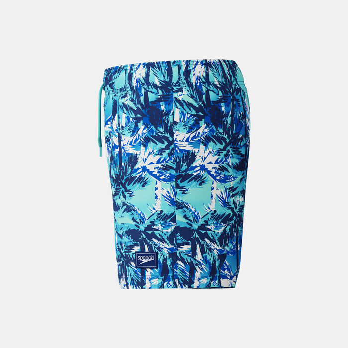Speedo Kids' Printed Swimming Shorts Blue Speedo Kids' Printed Swimming Shorts Blue image number 3