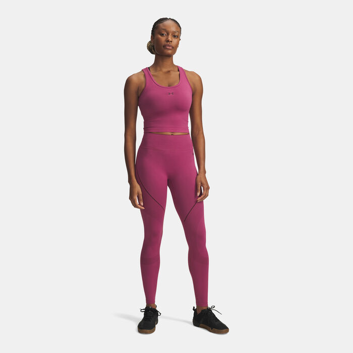 Under Armour Women's Vanish Seamless Training Leggings Pink Under Armour Women's Vanish Seamless Training Leggings Pink image number 2