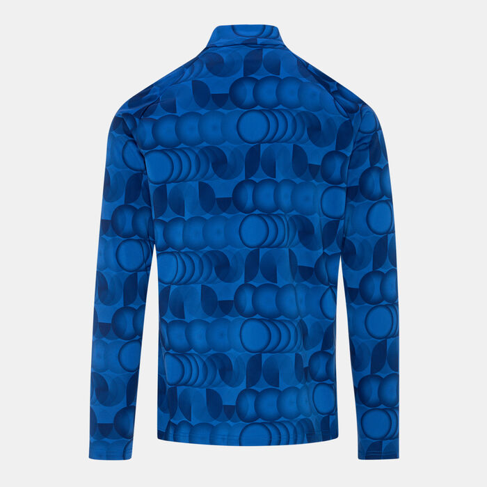 PUMA Men's Al Hilal 1/4 Zip Training Football Top Blue PUMA Men's Al Hilal 1/4 Zip Training Football Top Blue image number 1