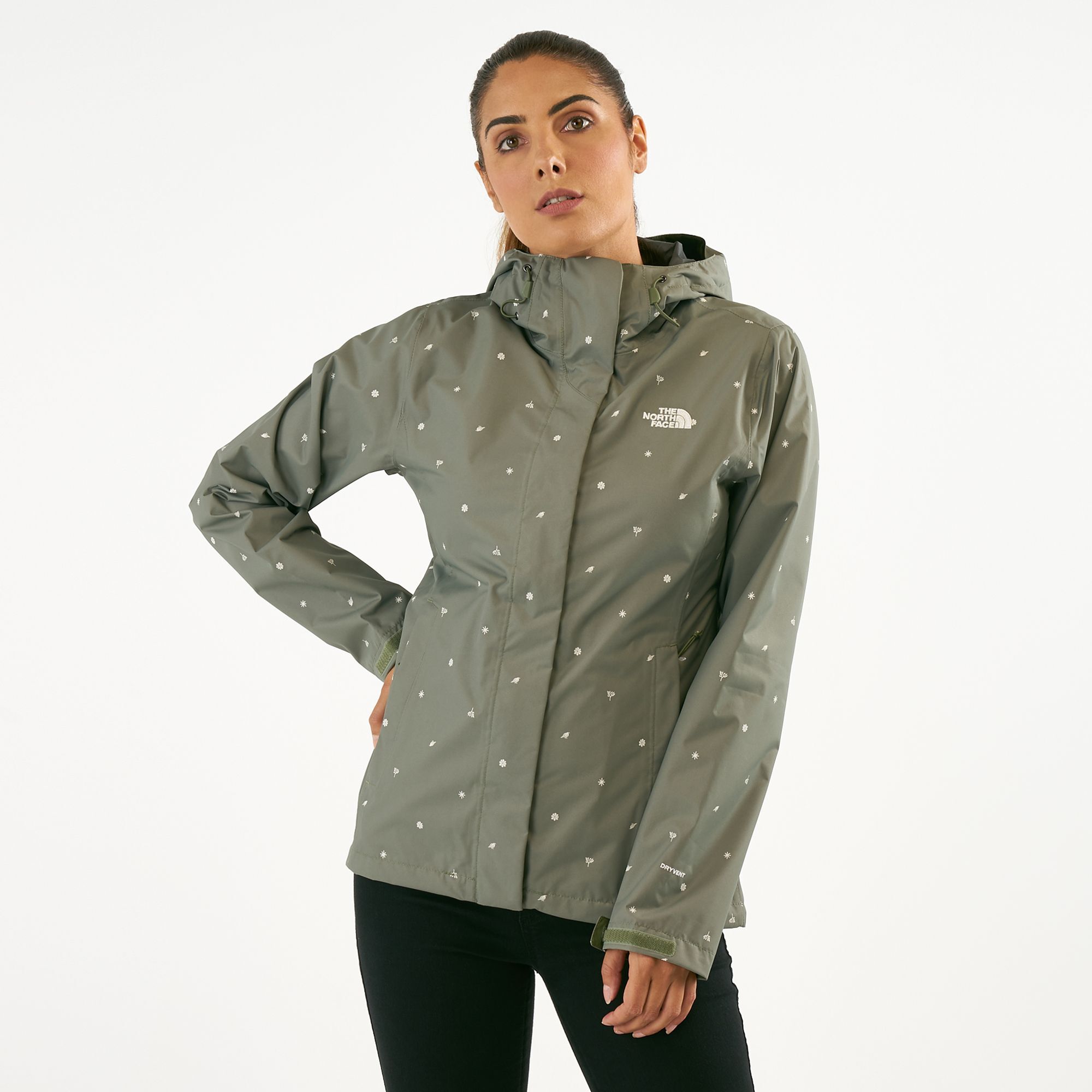 The north face top women's print venture jacket