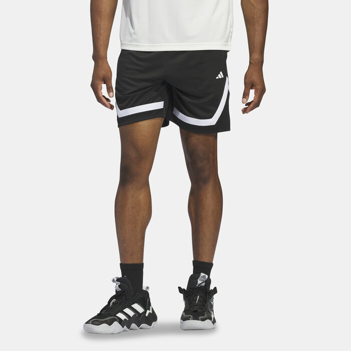 adidas Men's Pro Block Basketball Shorts Black adidas Men's Pro Block Basketball Shorts Black image number 0