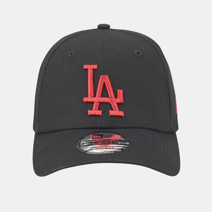 New Era Men's League Essentials 9FORTY Los Angeles Dodgers Cap Black image number 0