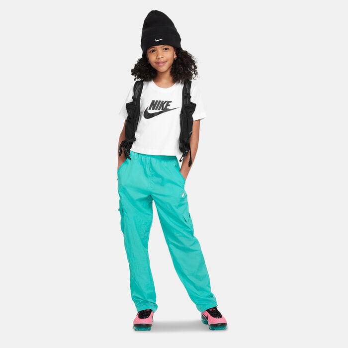 Nike Kids' Sportswear Crop Top White Nike Kids' Sportswear Crop Top White image number 2