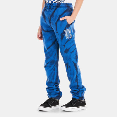 Vans Kids' Tie Dye Fleece Pants (Older Kids) Blue