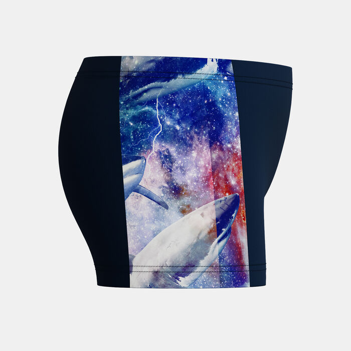 Speedo Kids' Digital Panel Swimming Shorts Black Speedo Kids' Digital Panel Swimming Shorts Black image number 2