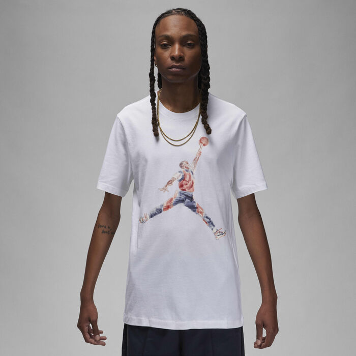 Jordan Men's T-Shirt White Jordan Men's T-Shirt White image number 0