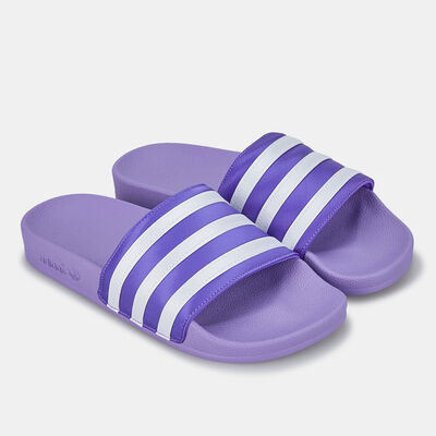 adidas Originals Women's Adilette Slides Purple