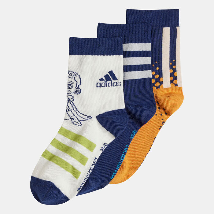 adidas Kids' Star Wars Young Jedi Crew Socks (3 Pairs) Multi-Color image number 2