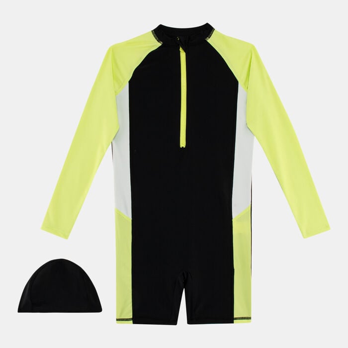 Sun and Sand Sports Kids' Swimming Jumpsuit Black Sun and Sand Sports Kids' Swimming Jumpsuit Black image number 0