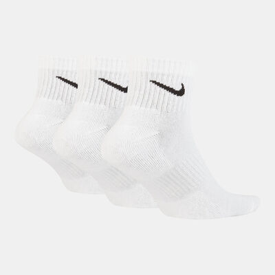 Nike Everyday Cushion Ankle Socks (3 Pairs) White Nike Everyday Cushion Ankle Socks (3 Pairs) White
