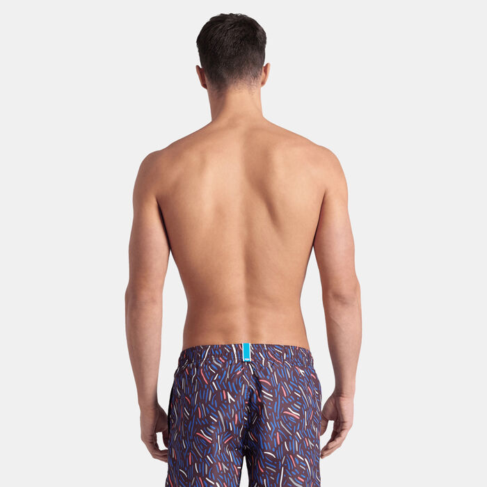 Arena Men's Printed Beach Shorts Multi-Color image number 1