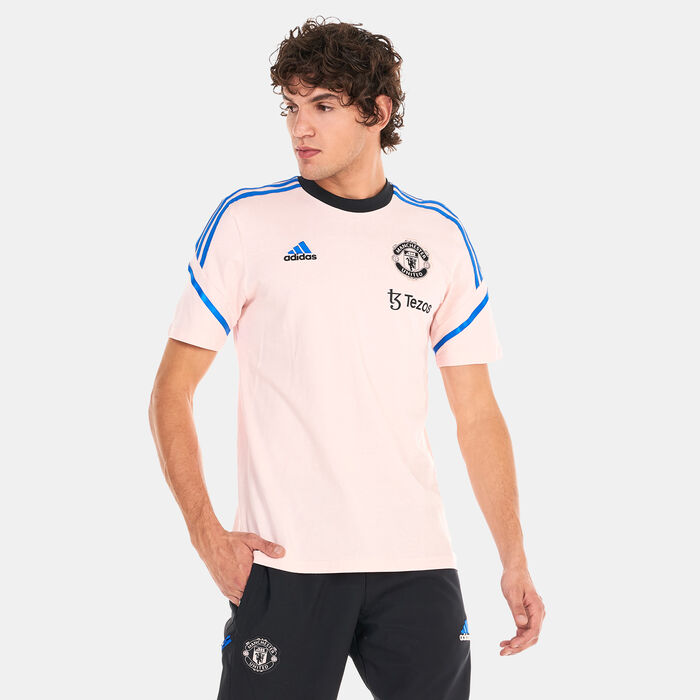 adidas Men's Manchester United Condivo 22 Training T-Shirt Pink adidas Men's Manchester United Condivo 22 Training T-Shirt Pink image number 0
