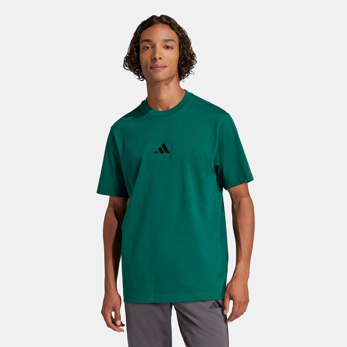 adidas Men's Essentials T-Shirt Green adidas Men's Essentials T-Shirt Green image number 0