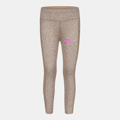 Nike Kids' Notebook Print Dri-FIT Leggings Brown