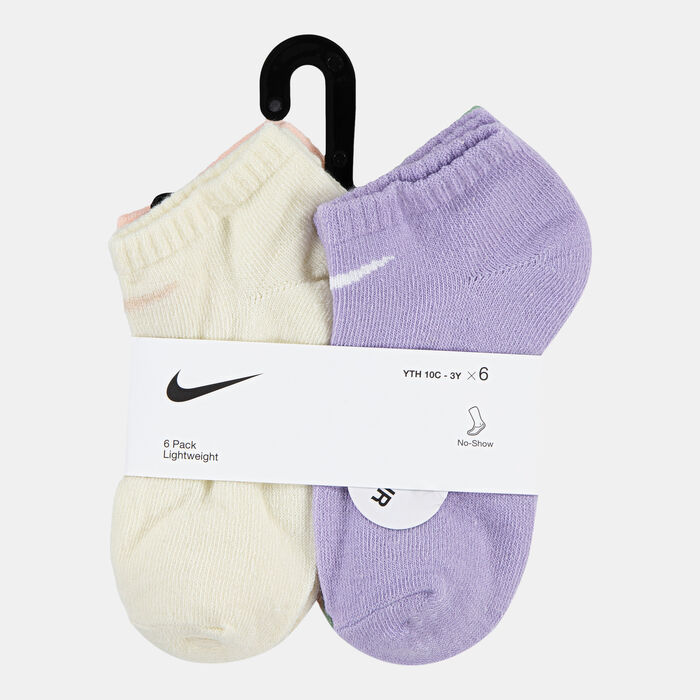 Nike Kids' Swoosh No-Show Socks (6 Pack) Multi-Color image number 2