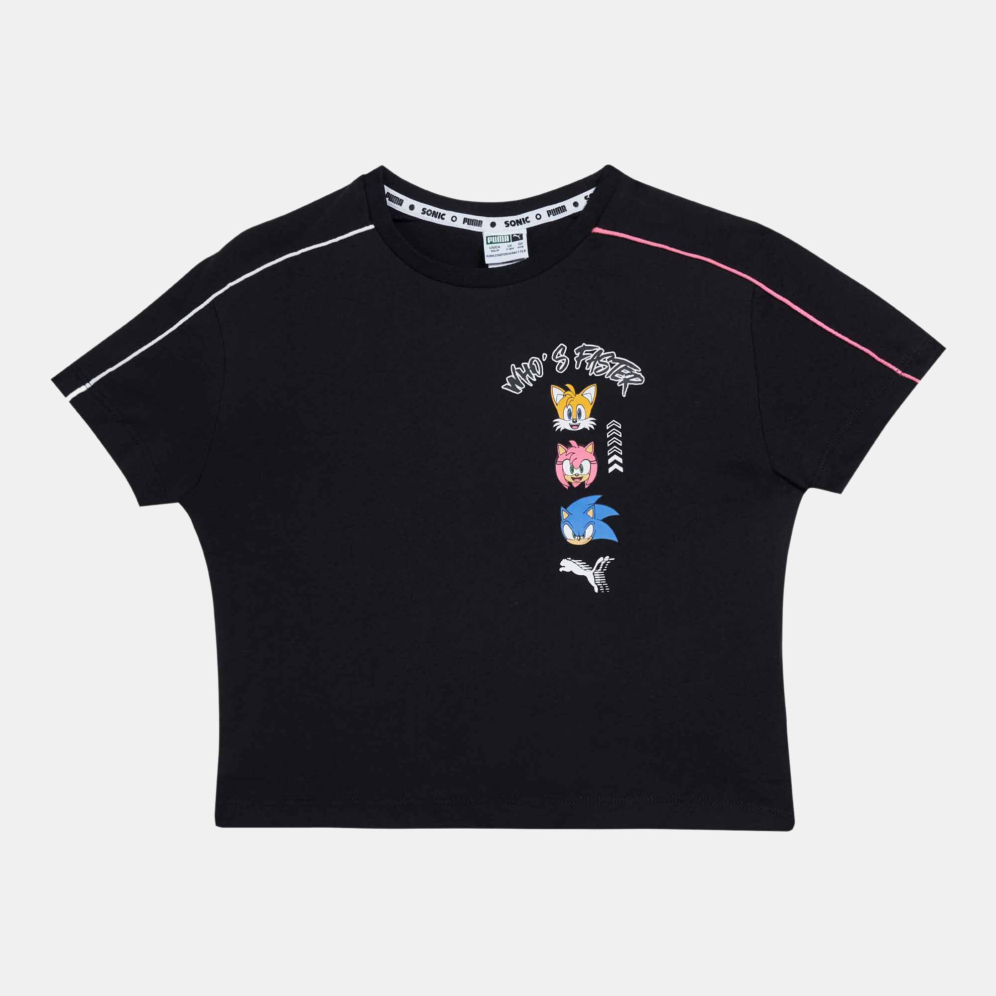 Buy Puma Kids X SEGA Sonic T Shirt Older Kids Black in KSA SSS