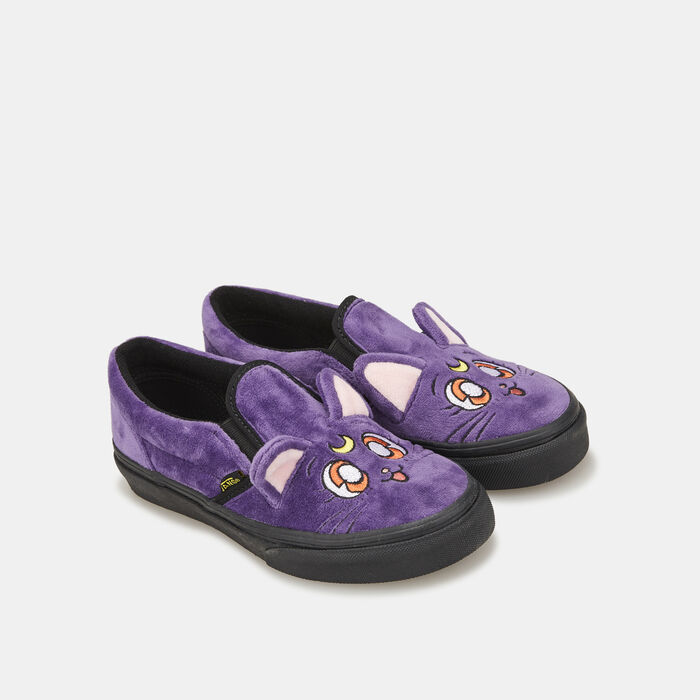 Vans Kids' x Pretty Guardian Sailor Moon Slip-On Shoe (Younger Kids) Purple Vans Kids' x Pretty Guardian Sailor Moon Slip-On Shoe (Younger Kids) Purple image number 1