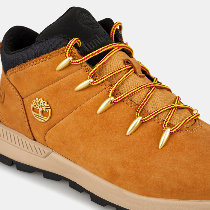 Timberland Kids' Sprint Trekker Mid Hiking Shoe yellow image number 4