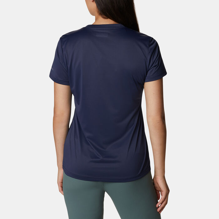 Columbia Women's Hike T-Shirt Blue Columbia Women's Hike T-Shirt Blue image number 1