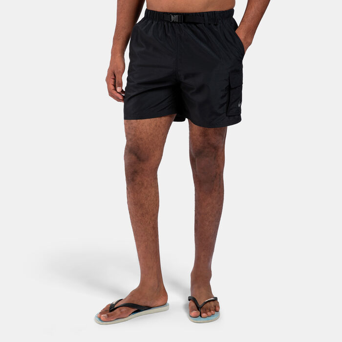 Nike Swim Men's Voyage Volley Swimming Shorts Black Nike Swim Men's Voyage Volley Swimming Shorts Black image number 1