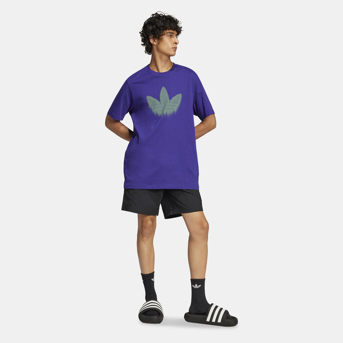 adidas Originals Men's Skeleton Trefoil T-Shirt Purple adidas Originals Men's Skeleton Trefoil T-Shirt Purple image number 2