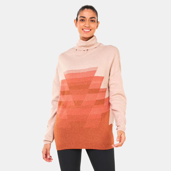 prAna Women's Frosted Pine Sweatshirt Grey prAna Women's Frosted Pine Sweatshirt Grey image number 0