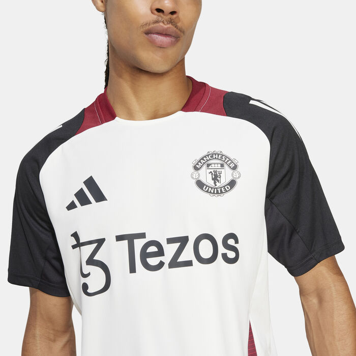 adidas Men's Manchester United Tiro 24 Football Training Top Black adidas Men's Manchester United Tiro 24 Football Training Top Black image number 4