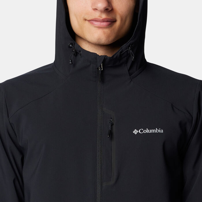 Columbia Men's Tech Softshell Hoodie Black Columbia Men's Tech Softshell Hoodie Black image number 4