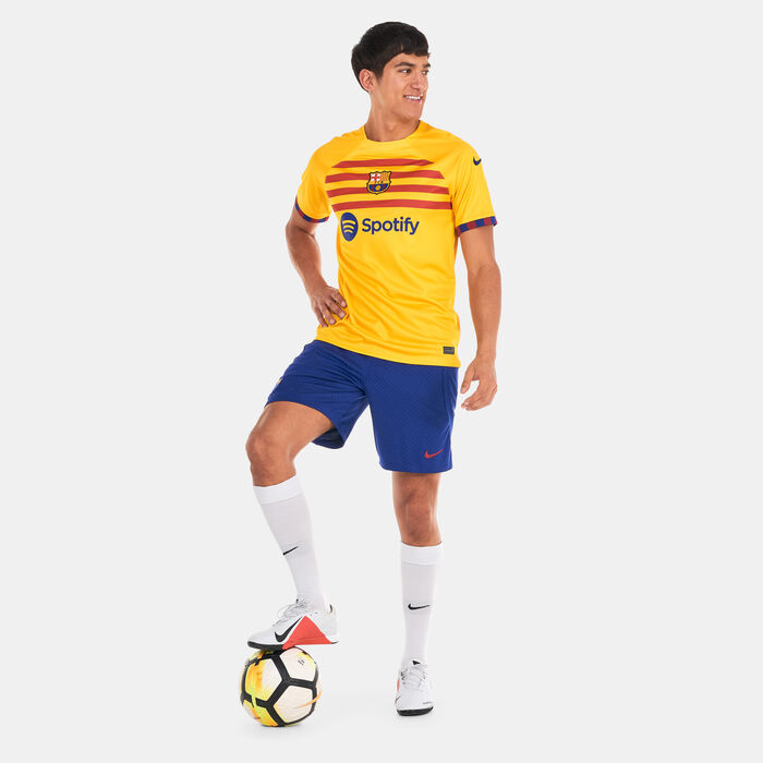 Nike Men's F.C. Barcelona Dri-FIT Stadium 4th Jersey - 2022/23 yellow image number 2