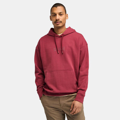 Timberland Men's Back Logo Hoodie Red
