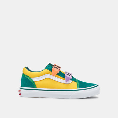 Vans Kids' x Crayola Old Skool Velcro Unisex Shoe (Younger Kids)