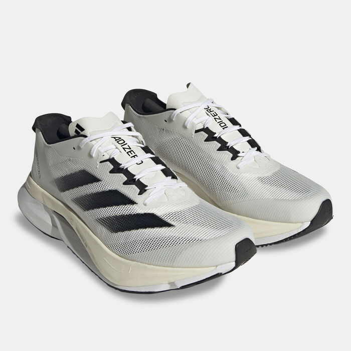 adidas Men's Adizero Boston 12 Running Shoes Grey image number 1