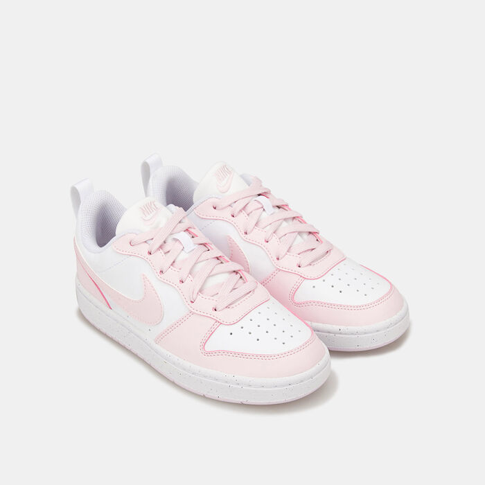 Nike Kids' Court Borough Low Recraft Shoes Pink Nike Kids' Court Borough Low Recraft Shoes Pink image number 1