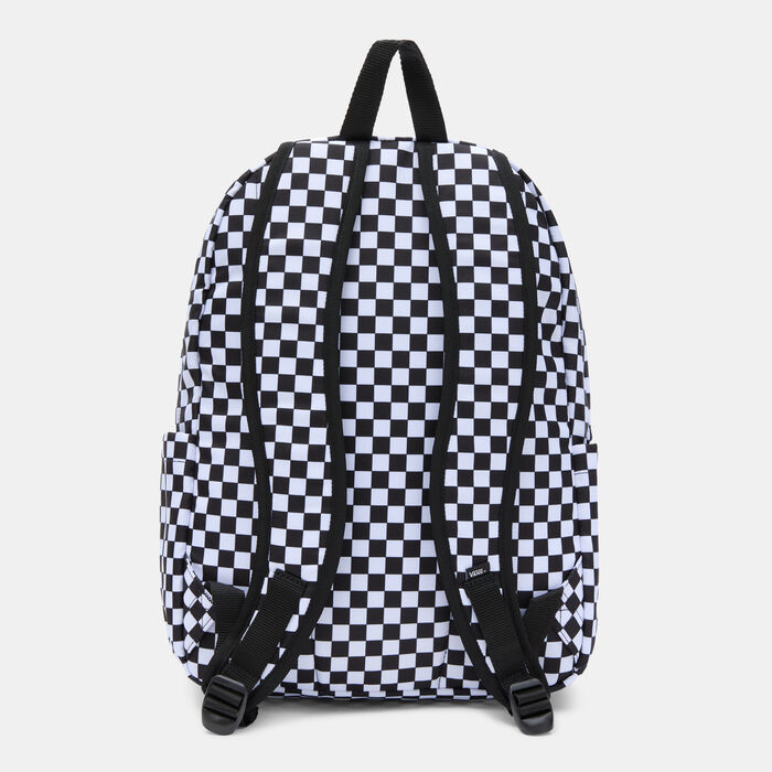 Vans Old Skool Checkerboard Backpack Black Vans Old Skool Checkerboard Backpack Black image number 1