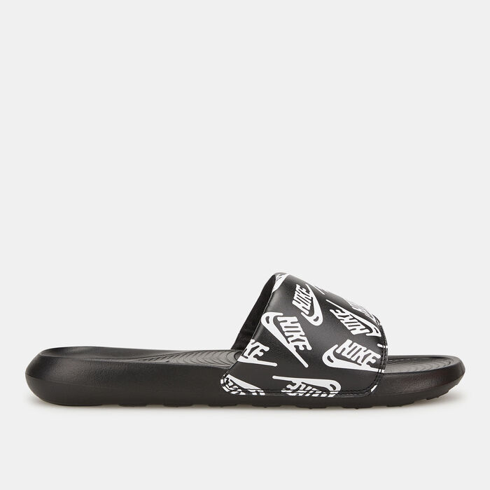 Nike Men's Victori One Printed Slides Black Nike Men's Victori One Printed Slides Black image number 1