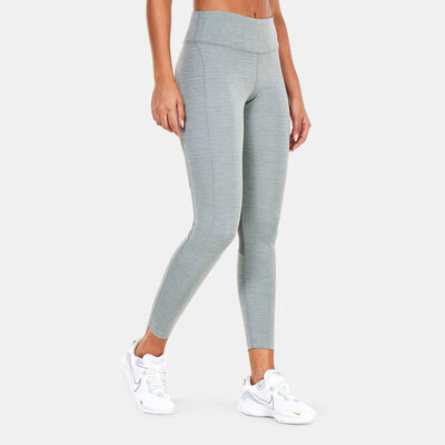 Nike Women's Epic Fast Mid-Rise Running Leggings Grey